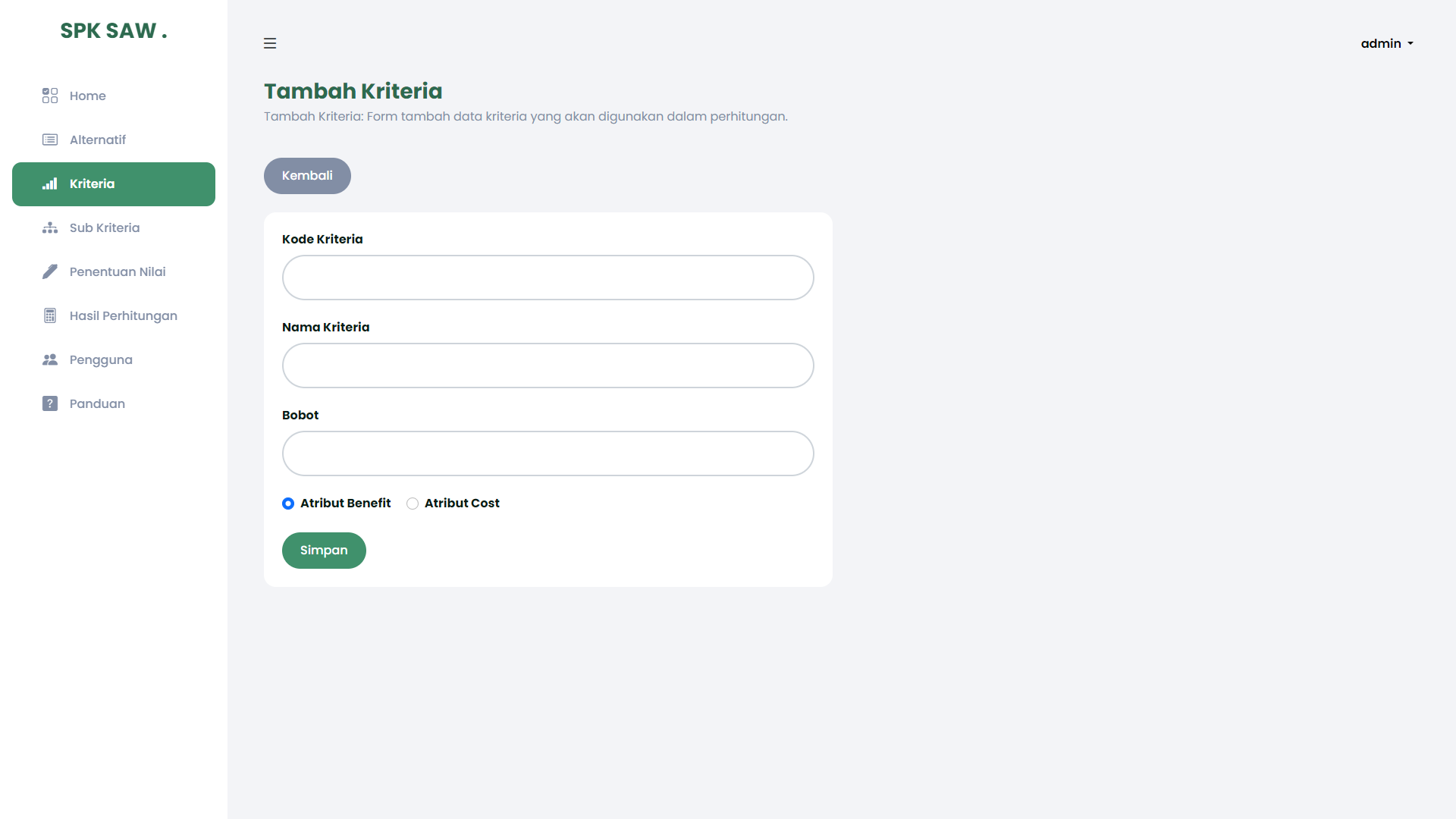 aplikasi-aplikasi-sistem-pendukung-keputusan-dengan-metode-simple-additive-weighting-saw-berbasis-web